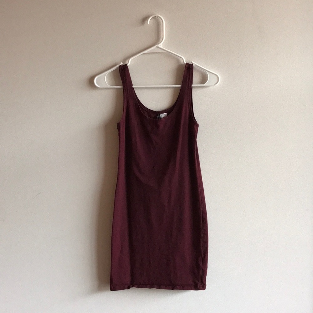 H&M Maroon Bodycon Dress